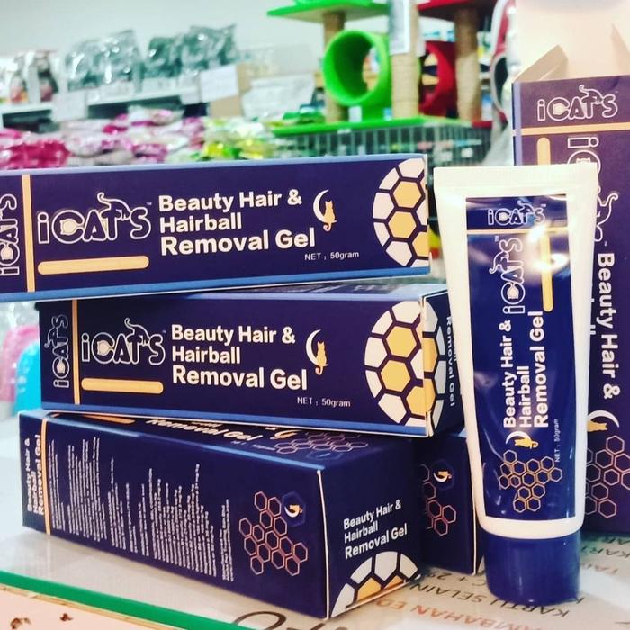 Gambar iCATS Beauty Hair &Hairball 50gr Supleman Vitamin Kucing/Nutriplusgel dari Maju Petshop undefined Tokopedia