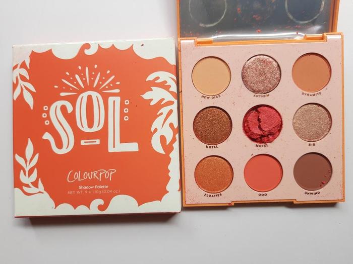 Gambar Colourpop Eyeshadow Palette - SOL - DEFECT dari Mimasha Beauty undefined Tokopedia