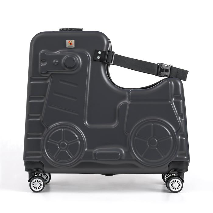 Gambar Tas Koper Hardcase Anak Polo Team Kids Size 26 inch - 046 - Hitam dari KoperID undefined Tokopedia