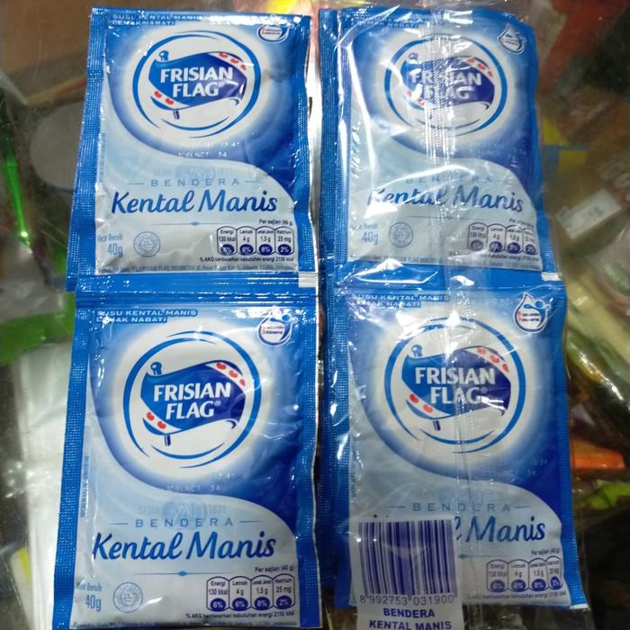 Gambar Susu Kental Manis Frisian Flag / Bendera Sacet 40gr - Putih dari GEROSO TOKO TRI undefined Tokopedia