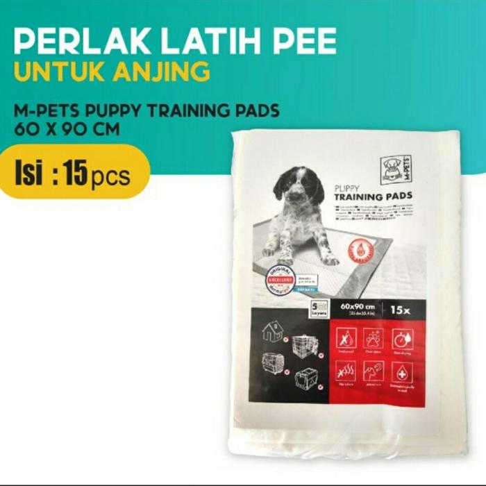 Gambar M-Pets Training Pad Large-Perlak Pipis Anjing kucing-Dog Diaper dari fast pet shop_NEW undefined Tokopedia