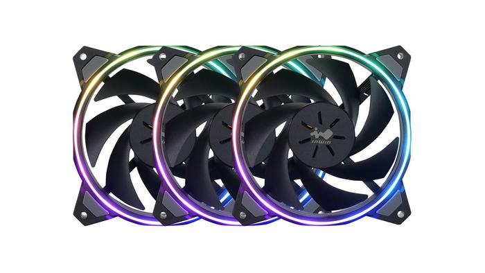 Gambar InWin Sirius Loop ASL120 Triple Pack - ARGB 120mm / 12cm Fan dari Julyaugustshop undefined Tokopedia