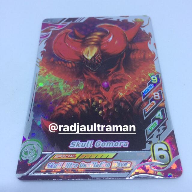 Gambar Ultraman Card R/B Silver Rare B1-017 Skull Gomora Original dari Rin Aikatsu JKT undefined Tokopedia