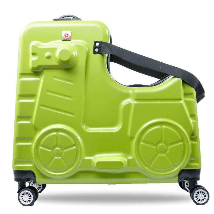 Gambar Tas Koper Hardcase Anak Polo Team Kids Size 26 inch - 046 - Hijau dari KoperID undefined Tokopedia