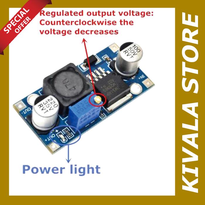 LM2596S DC-DC Buck Converter Step Down Power Supply Module Arduino