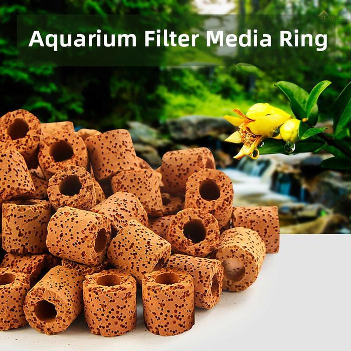 Gambar Media Filter Aquarium Penjernih Air/ bio ring warna kuning dan merah dari Toko Arin Parabola undefined 4 Tokopedia