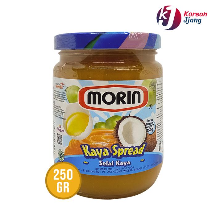 Gambar SELAI MORIN JAM SPREAD 250 GRAM - TOPPING ROTI/KUE BUAH KACANG COKELAT - KAYA PASTE dari Korean Jjang undefined Tokopedia