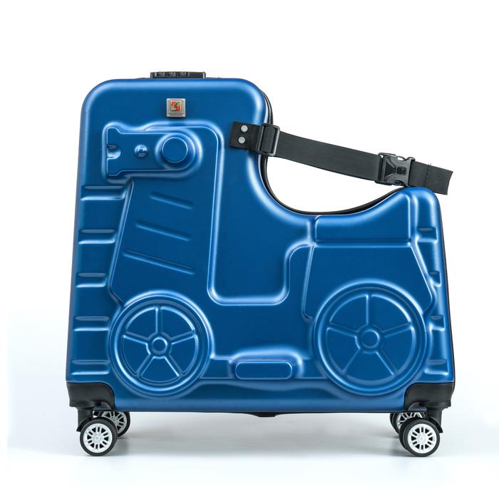 Gambar Tas Koper Hardcase Anak Polo Team Kids Size 26 inch - 046 - Biru dari KoperID undefined Tokopedia