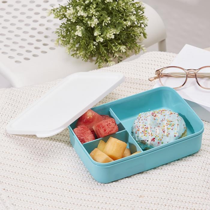 Gambar Deluxe Lunch Box Biru / Kotak Makan Plastik dari CPM Shop_NEW undefined Tokopedia