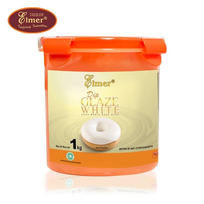 Gambar Elmer Dip Glaze Donat 1 Kg - Donut Topping 1Kg - White dari Intiboga undefined Tokopedia