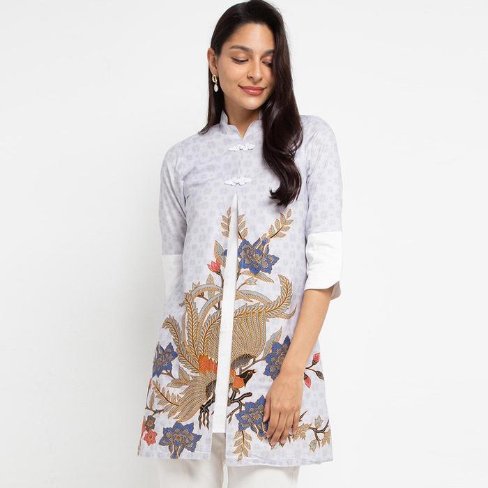 Gambar [Arthesian] Dress Batik Wanita - Vivien Dress - M dari Arthesian Store undefined Tokopedia