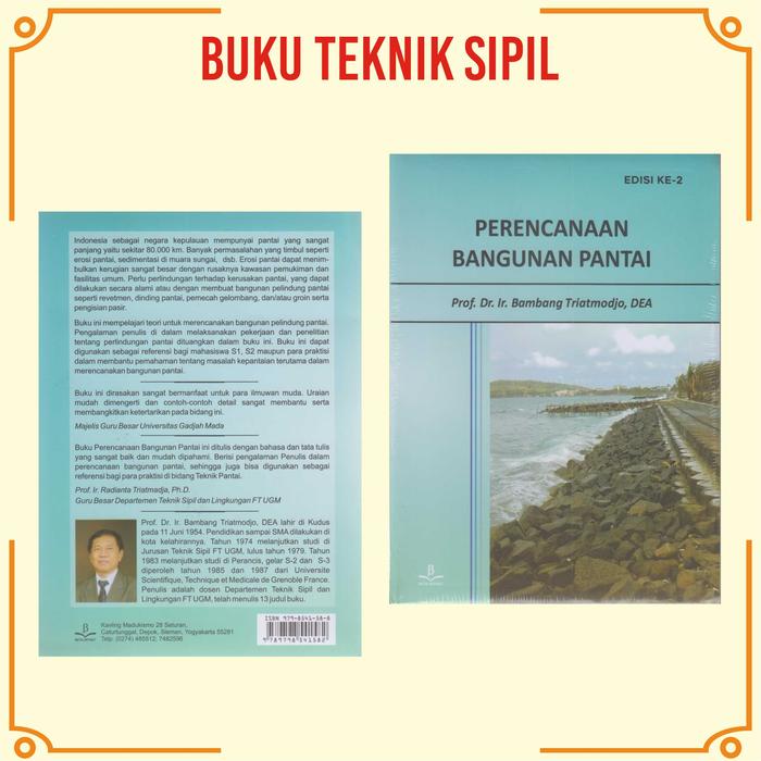 Gambar Buku Teknik Sipil Perkerasan Jalan Beton Air-Perencanaan Bangunan Pant - prencana pantai dari Pustaka Baru Press Kab. Bantul Tokopedia