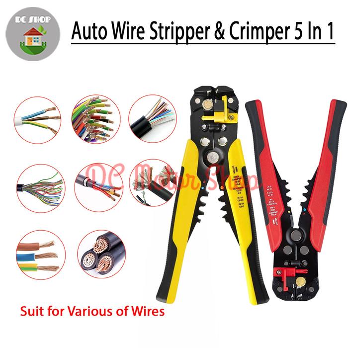 Jual Automatic Wire Stripper Crimper Cuter Pliers Crimping Tool Alat ...