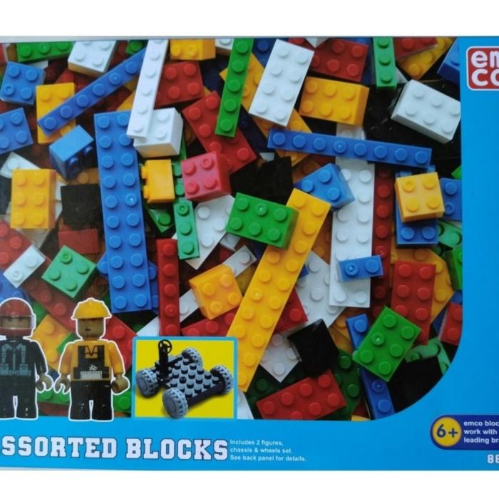Gambar Mainan Edukasi Emco Brix Basic assortment bricks lego murah dari KSM bersaudara undefined Tokopedia