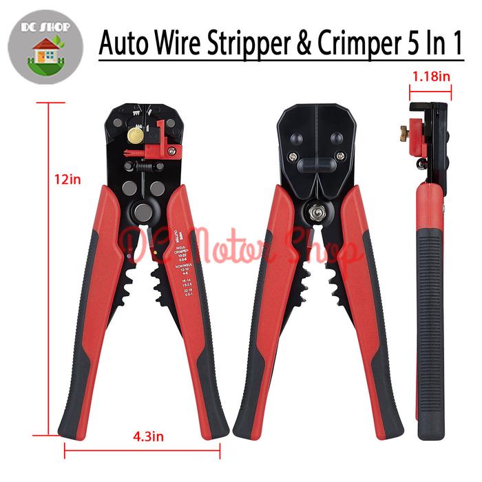 Jual Automatic Wire Stripper Crimper Cuter Pliers Crimping Tool Alat ...