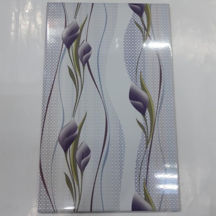 Gambar Keramik Dinding 25x40 Bunga Ungu 25071 Violet Kamar Mandi Dapur - Ungu dari Radja Keramik undefined Tokopedia