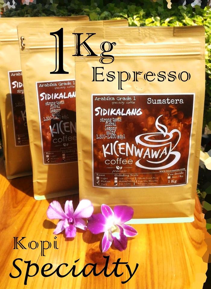 Gambar Kopi Sidikalang Espresso - 1 Kg | Sumatra Arabica Specialty Coffee dari Kicenwawa Kopi undefined Tokopedia
