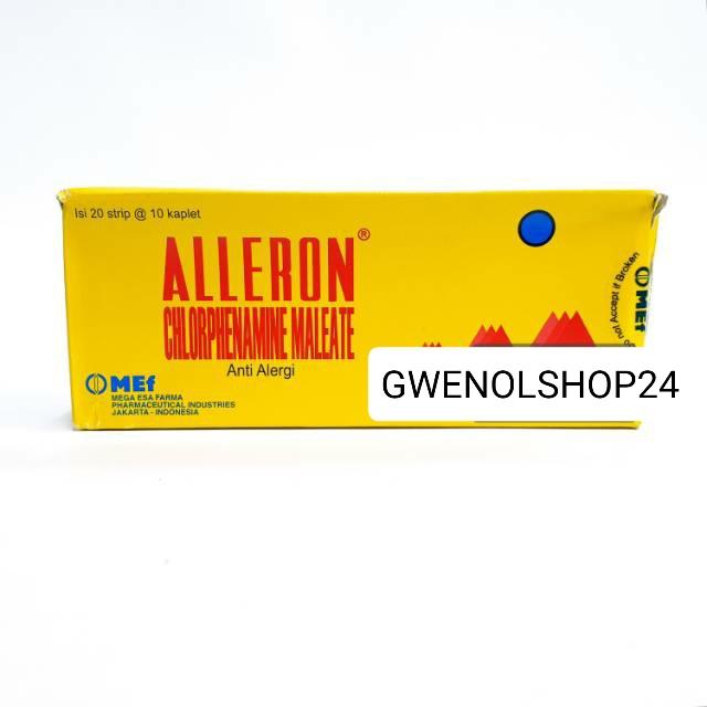 Jual Alleron 200 S Kaplet Mef Obat Alergi Kota Surabaya Gwenolshop24 Tokopedia