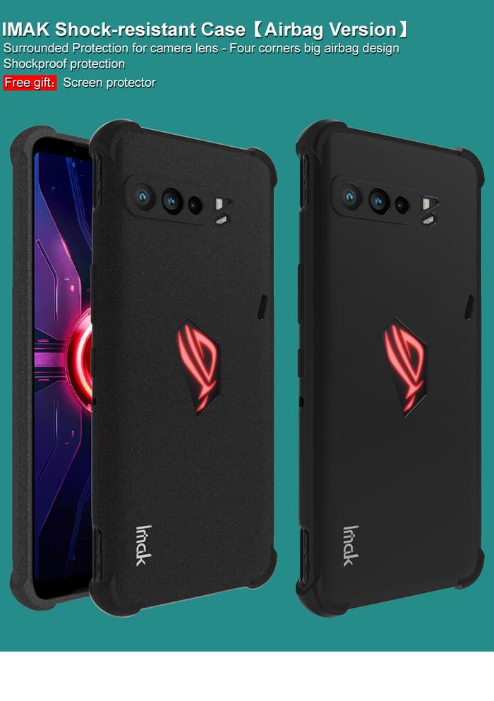Gambar Imak Casing Shockproof Soft Case Asus ROG Phone 3 ZS661KS / 3 Strix - Matte Black dari Grandepath undefined Tokopedia