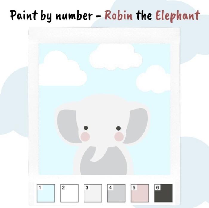 Gambar Premium Starter Paint Kit (include easel) - Elephant dari Seni Cilik Indonesia undefined Tokopedia