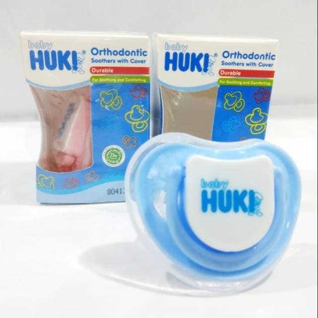 Gambar HUKI Baby Orthodontic Pacifier Empeng Gepeng 1 pcs - Biru Muda dari Seven Kado undefined Tokopedia