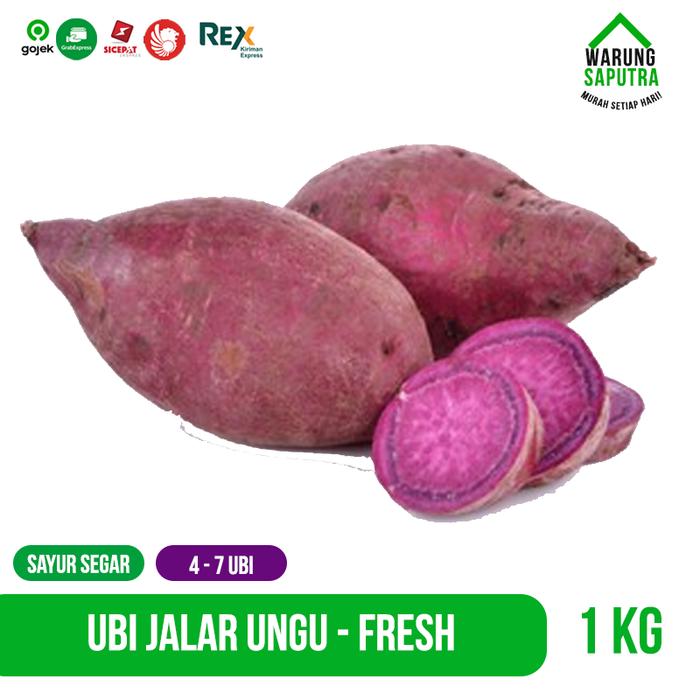 Gambar Ubi Jalar Ungu Manis 1 kg dari Warung Saputra undefined Tokopedia