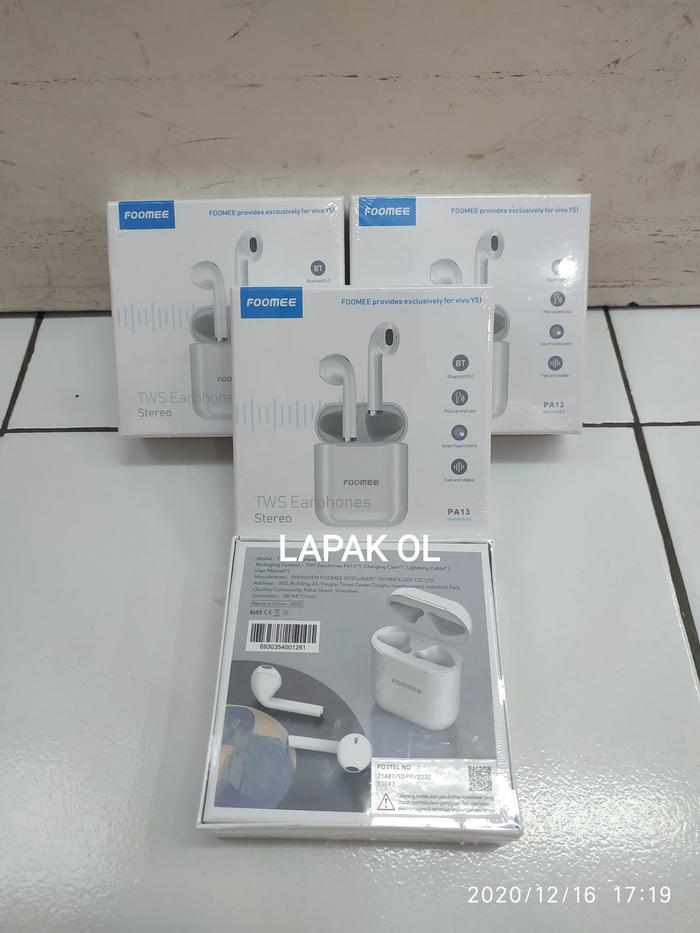 Jual TWS Foomee PA13 Earphones Headset 