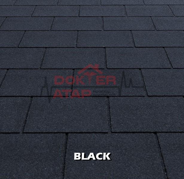 Gambar Genteng Aspal Tegola Premium Rectangular, Garansi 40 Tahun. - Hitam dari Dokter Atap undefined Tokopedia