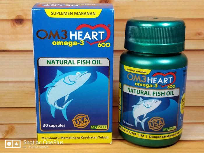 Gambar OM3HEARTH 600 OMEGA-3 (@30 Kapsul) Natural Fish Oil - Made In USA dari ASTIKA FARMA 1 undefined Tokopedia