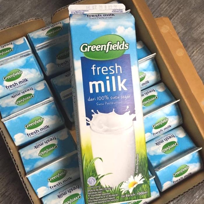 Gambar susu greenfields fresh milk 1l dari Bali Berjaya_NEW undefined Tokopedia