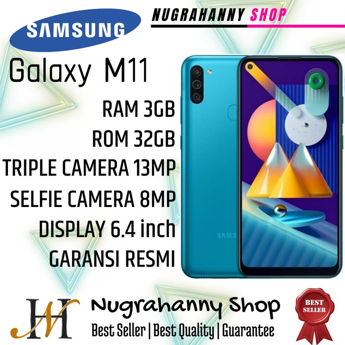 Gambar Samsung Galaxy M11 RAM 3GB/32GB Garansi Resmi - Biru Muda dari nugrahanny shop undefined Tokopedia