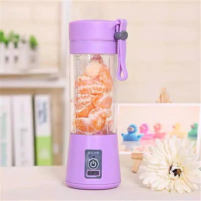 Gambar Blender Mini Portable / Blender Buah Jus Portable Dengan 4 Mata Pisau - Ungu dari GasanStore undefined Tokopedia
