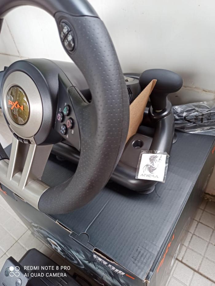 Jual Pxn V3ii Vibration Motor Racing Game Steering Wheel With Pedal Pc ...