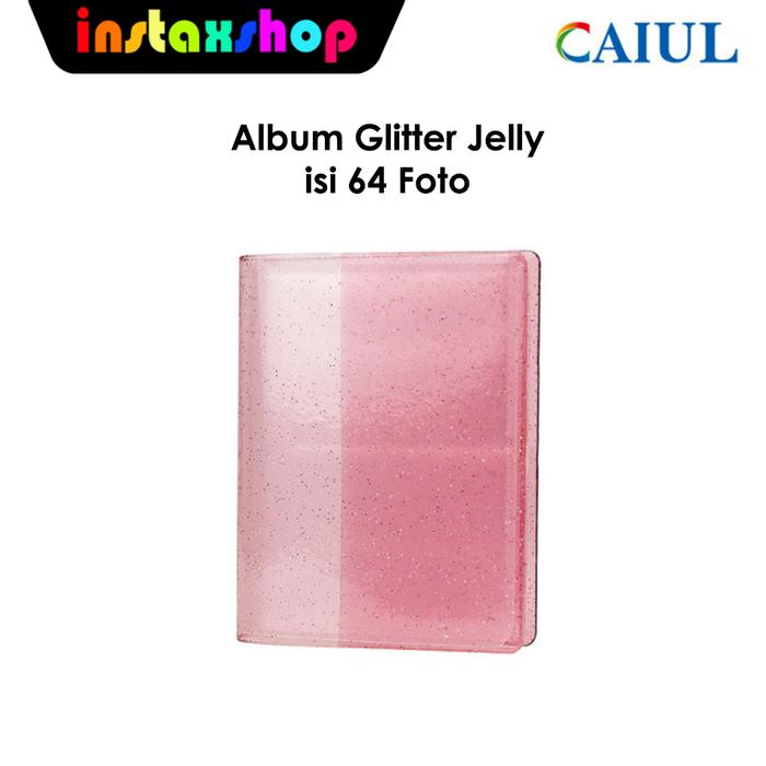 Gambar Album Glitter Jelly 64 Foto Fujifilm Instax Mini - Merah Muda dari Instaxshop undefined Tokopedia