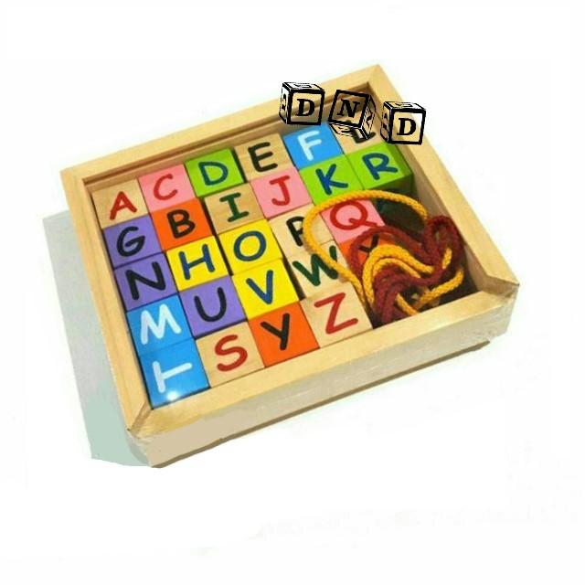 Gambar Mainan Edukatif / Edukasi Anak - Balok Kayu - Ronche Jumbo dari Diego Corner Shop undefined Tokopedia