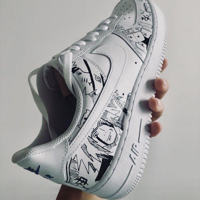 Jual Sepatu Naruto Custom Nike air Force - Jakarta Barat - FlymeStore_ |  Tokopedia