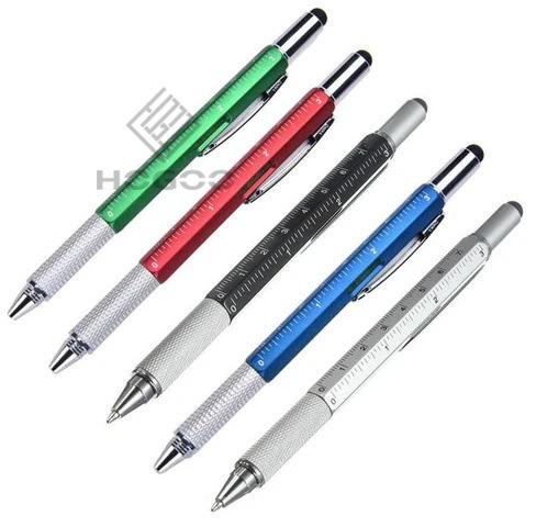 Gambar Stylus Handy Tech 7in1 Pulpen Obeng Penggaris Multifungsi Pen Mekanik - Silver dari ASolution undefined Tokopedia