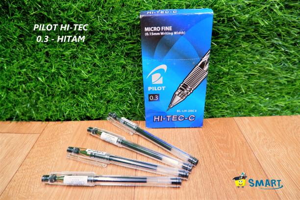 Gambar PILOT HI-TEC 0.3MM HITAM dari SMART STATIONERY undefined Tokopedia