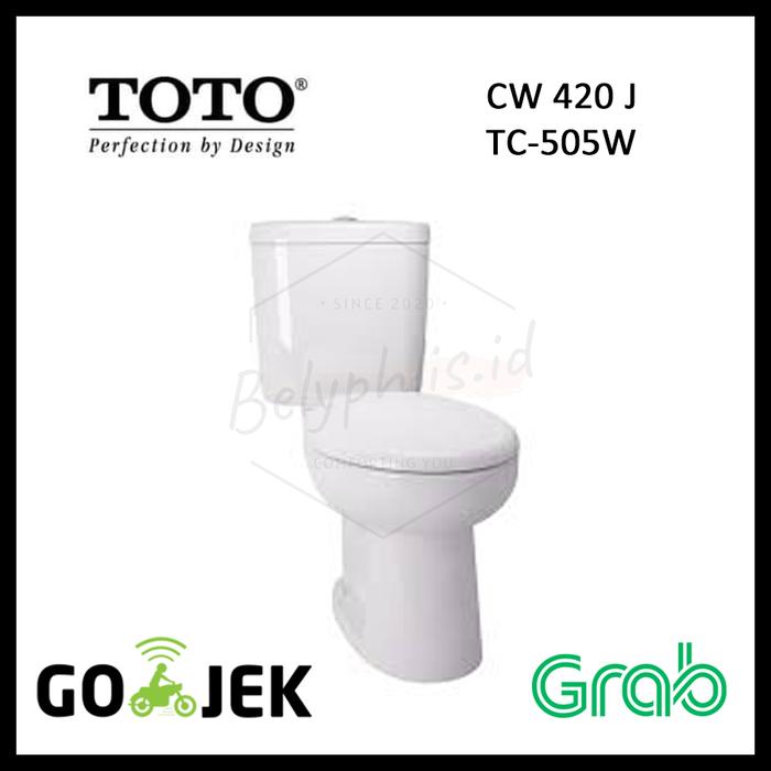 Gambar CW 420 J | Kloset Duduk Toto Ø 50 cm | Monoblok Toto ( BANDUNG ONLY ) - TC-505W dari Belyphlis.Id undefined Tokopedia
