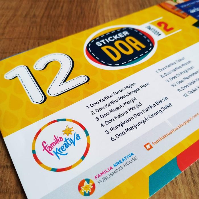 Gambar stiker doa - Cokelat dari Edumie undefined Tokopedia