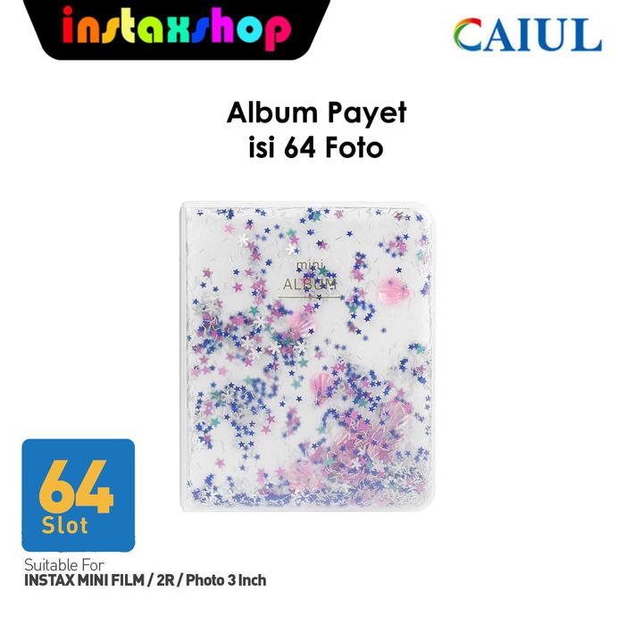 Gambar Album PAYET 64 Foto Fujifim Instax Mini Fujifilm/Photo 2R - Biru dari Instaxshop undefined Tokopedia
