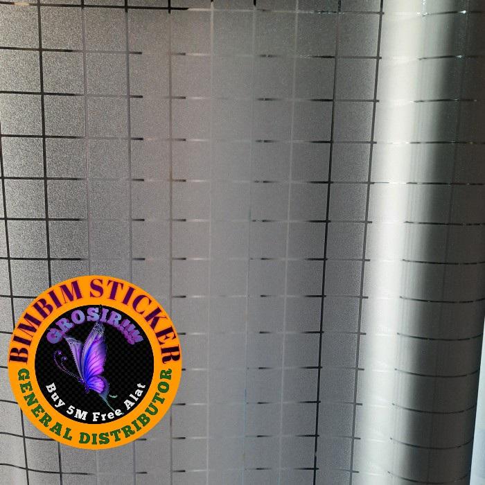 Gambar sun blast stiker sandblast EP motif kotak timbul variasi kaca gedung dari BIMBIM STICKER STORE undefined Tokopedia