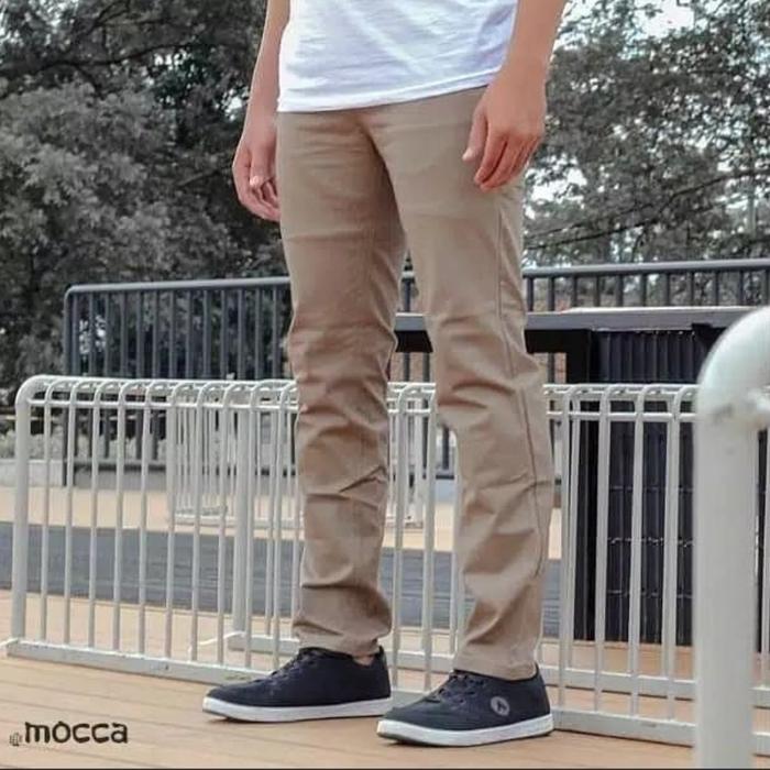 Gambar celana chino panjang pria - mocca, 35 dari YJ FASHION 23 undefined Tokopedia