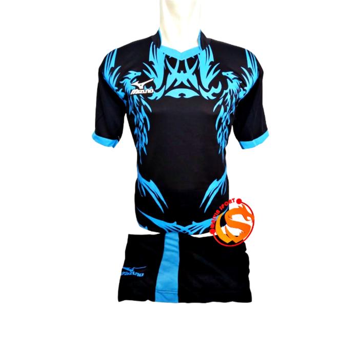 Jual Setelan olahraga baju futsal jersey bola baju volly mizuno