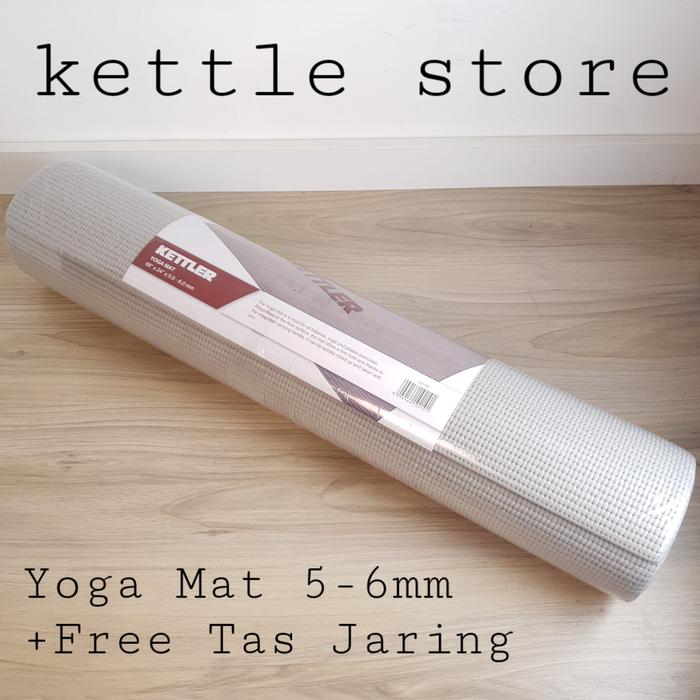 Gambar Matras Senam KETTLER YOGA MAT 6MM Original - abu - abu dari PARIS MUSIK undefined Tokopedia
