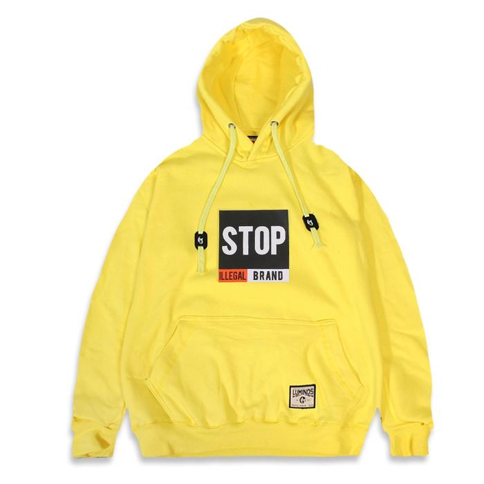 Gambar HOODIE LUMINOS ORIGINAL PULLOVER STOP ILLEGAL BRAND - Kuning, M dari LUMINOS_OFFICIAL undefined Tokopedia