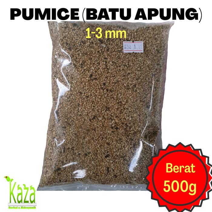 Gambar Media Tanam Pumice Batu Apung 500g Untuk Kaktus, Succulent dan Mulsa - 1-3 mm dari Kaza Herbal & Hidroponik undefined Tokopedia