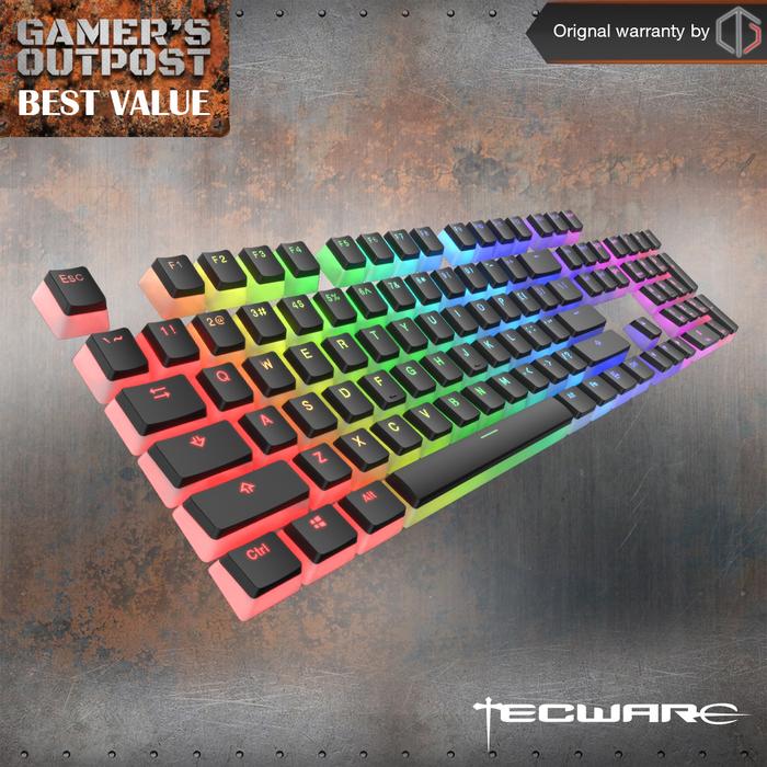 Gambar Tecware Keyboard Keycaps Pudding - Hitam dari Gamer's Outpost undefined Tokopedia