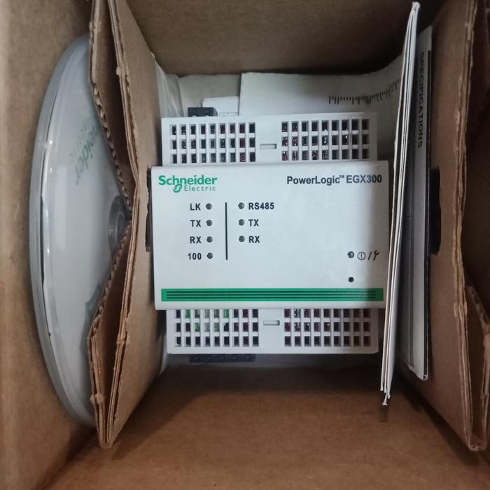 Concentrateur Ethernet Schneider EGX300 Avec Serveur Web Embarqué Powerlogic - Neuf Sous Blister, Gris
