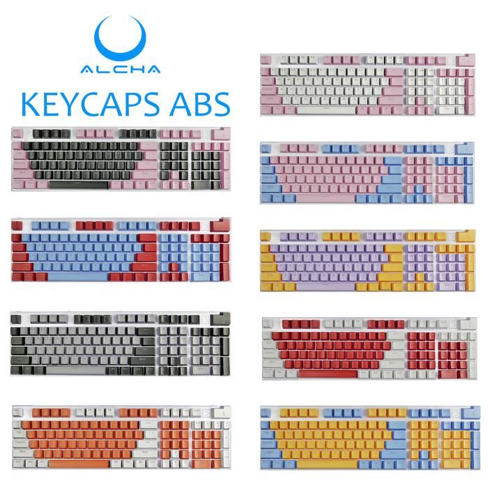 Gambar ALCHA KEYCAPS ABS DOUBLE SHOT CUSTOM MIX 2 WARNA MECHANICAL KEYBOARD - RANDOM dari BMS Group Tech undefined Tokopedia